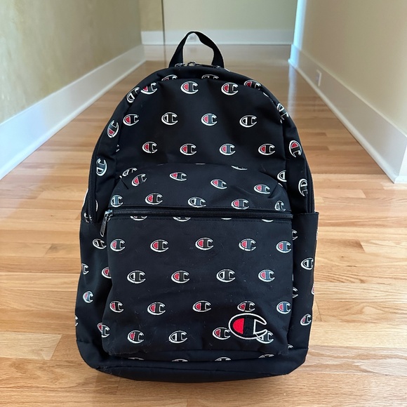 Champion Other - Champion Backpack Black with Red and White C's